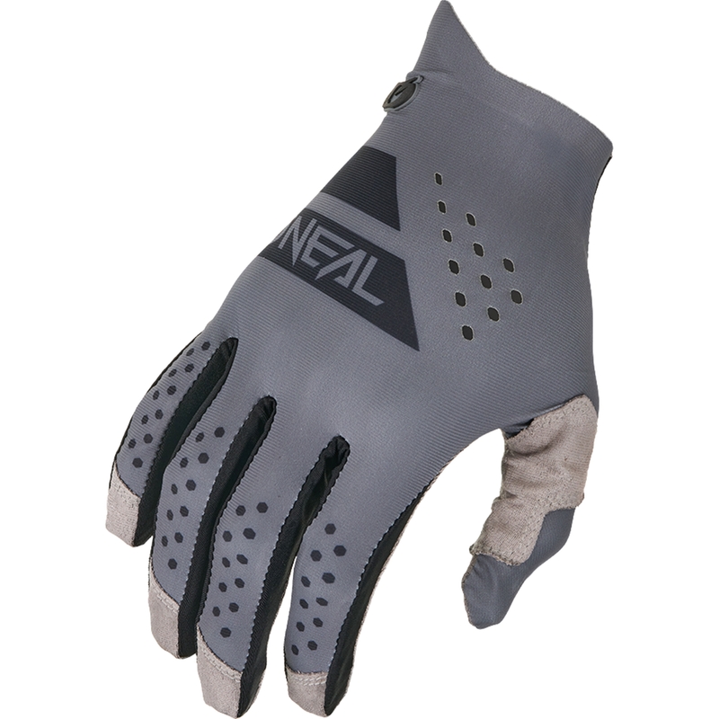 Motokrosové rukavice O´Neal Pin it Slip on šedo-černé
