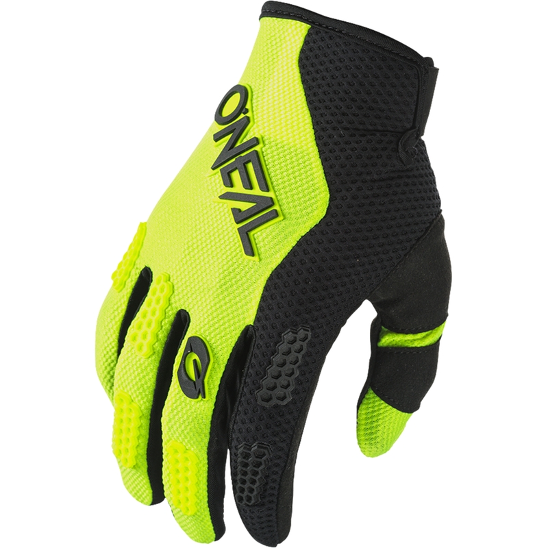 Motokrosové rukavice O´Neal Element Racewear černo-fluo žluté
