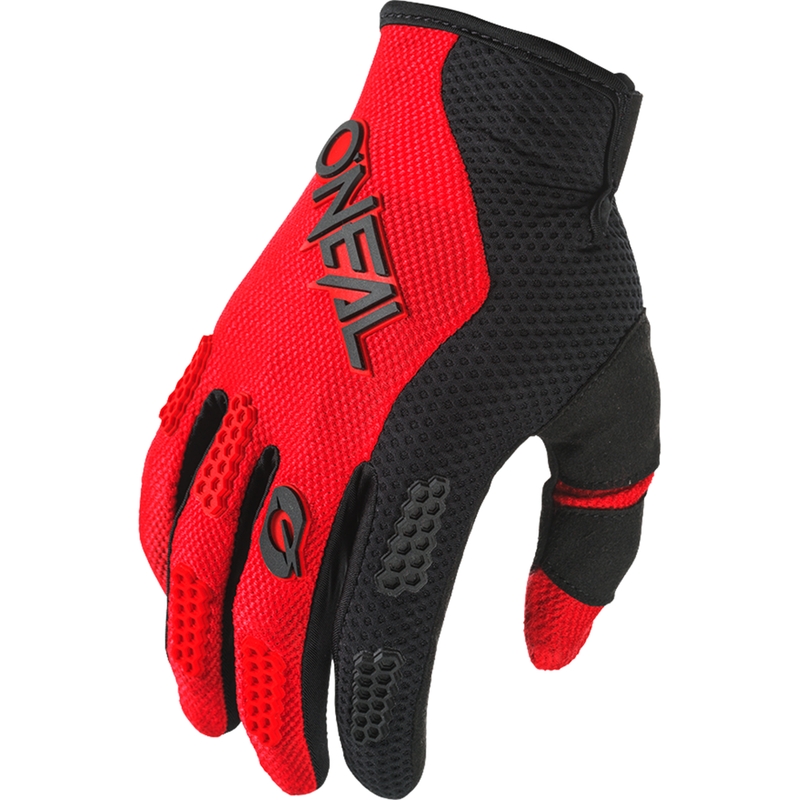 Motokrosové rukavice O´Neal Element Racewear černo-červené
