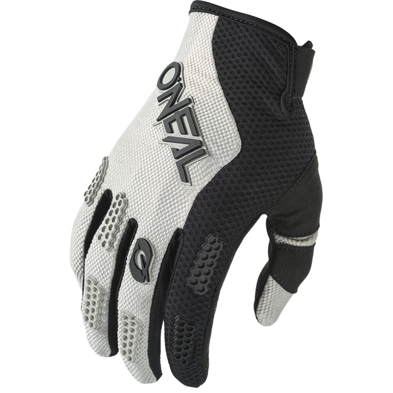 Motokrosové rukavice O´Neal Element Racewear černo-šedé
