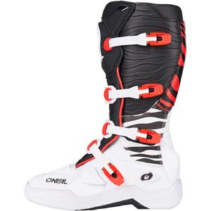 Motokrosové boty O´Neal 3SRS Zebra černo-bílo-červené