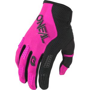 Dámské motokrosové rukavice O´Neal Element Racewear černo-růžové