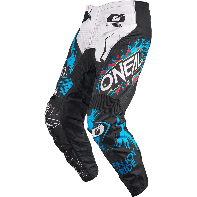 Dětské motokrosové kalhoty O'Neal Element Villain bílé