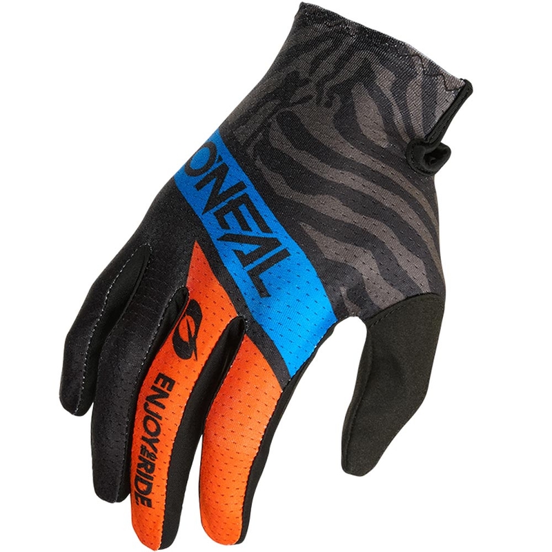 Dětské motokrosové rukavice O´Neal Matrix Shocker modro-oranžové