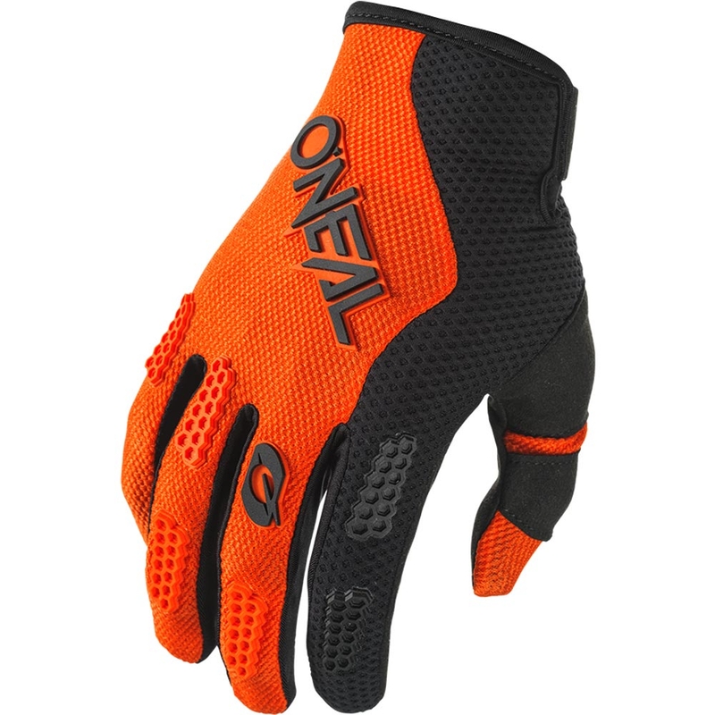 Dětské motokrosové rukavice O´Neal Element Racewear černo-oranžové