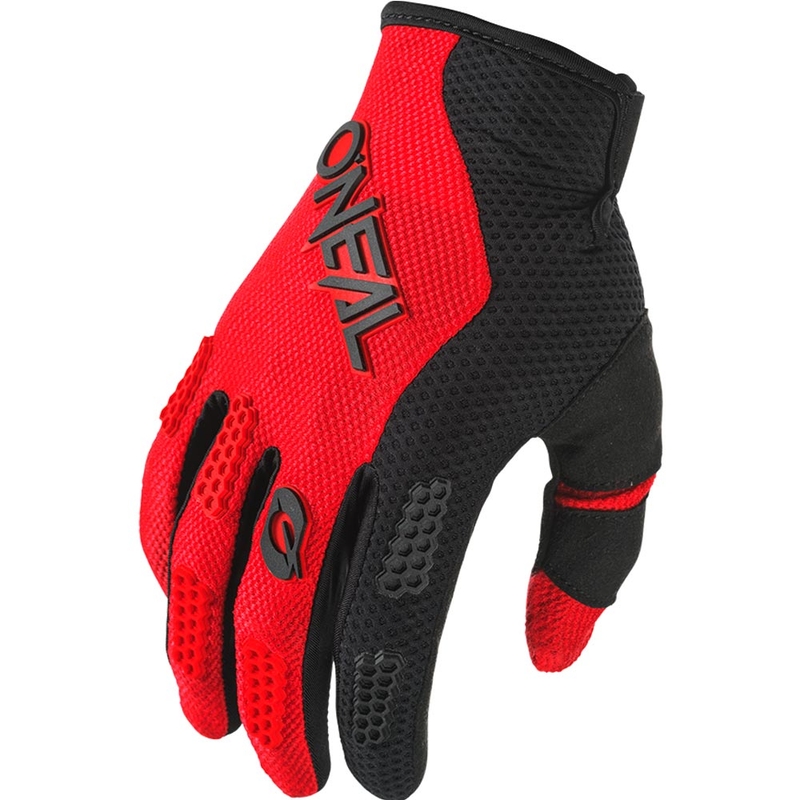 Dětské motokrosové rukavice O´Neal Element Racewear černo-červené