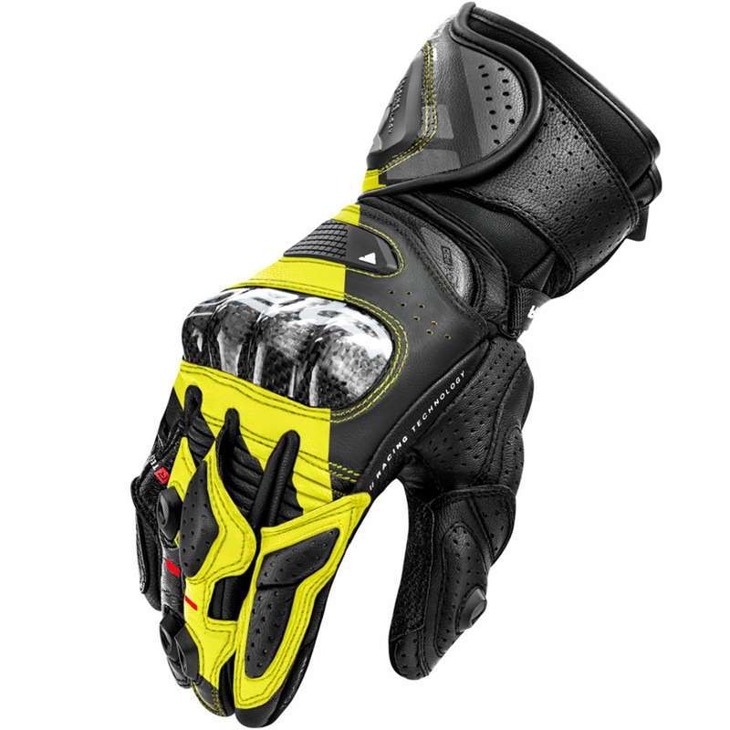 Rukavice na motorku Shima RS-3 fluo žluté