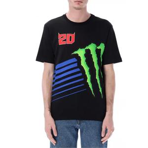 Tričko Fabio Quartararo Monster Energy Logo černé