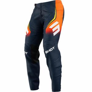 Motokrosové kalhoty Shot Devo Future modro-oranžové