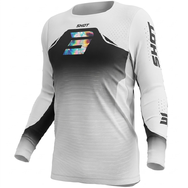 Motokrosový dres Shot Aerolite Phase bílý