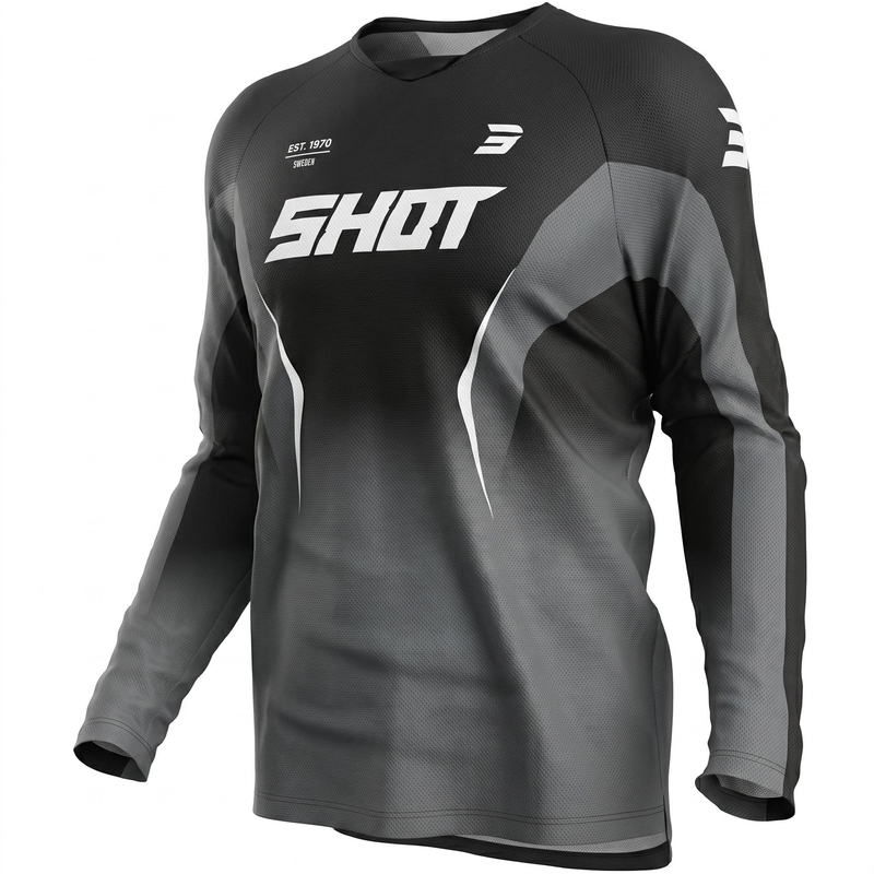 Motokrosový dres Shot Draw Clash černý