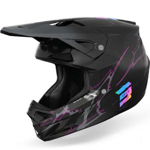 Motokrosová helma Shot Speed Rac perleťově černá