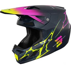 Dětská motokrosová helma Shot Speed Rac perleťově modrá