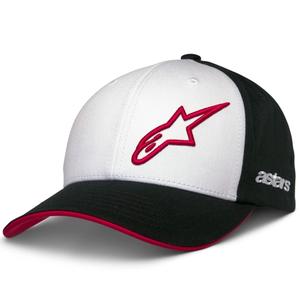 Kšiltovka Alpinestars Sessionized Snapback bílo-černo-červená