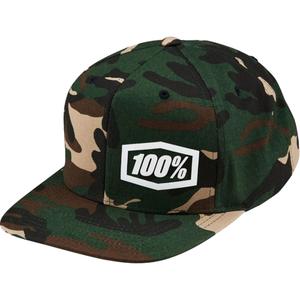 Kšiltovka 100% Machine Snapback camo