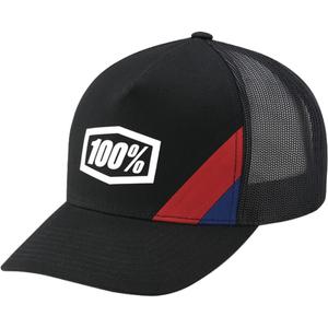 Kšiltovka 100% Cornestone X-Fit Trucker černá