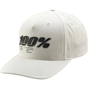 Kšiltovka 100% Staunch Snapback bíla