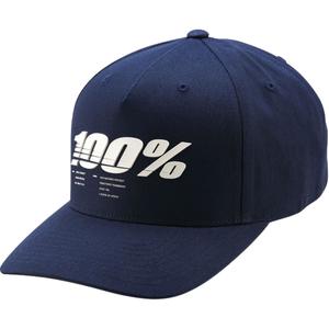 Kšiltovka 100% Staunch Snapback modrá