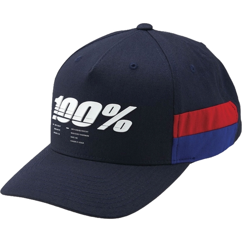 Kšiltovka 100% Loyal X-Fit Snapback modrá
