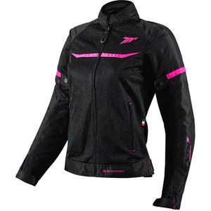 Dámská bunda na motorku SEVENTY DEGREES SD-JR30.2 Mojave černo-růžová