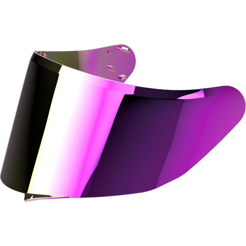 Plexi pro helmy na motorku Airoh Connor/Spark 2 stříbrně iridiové
