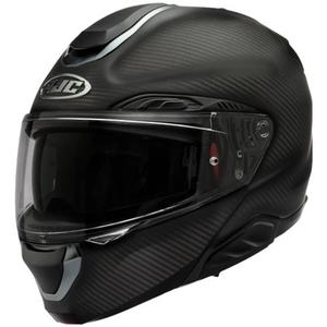 Vyklápěcí helma na motorku HJC RPHA 91 CARBON černá matná