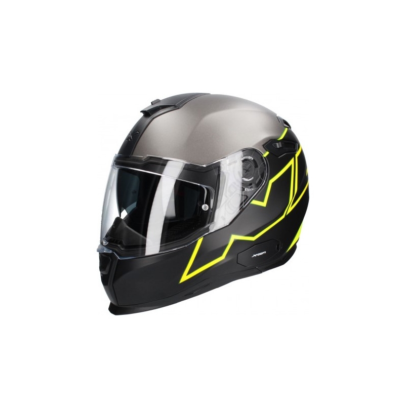 Přilba na motorku Nexx SX 100 Orion černo-fluo žlutá výprodej
