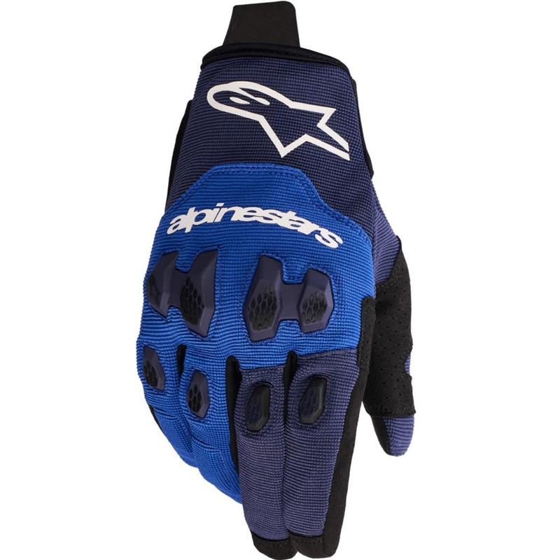 Motokrosové rukavice Alpinestars PRO-DURA modro-bílé