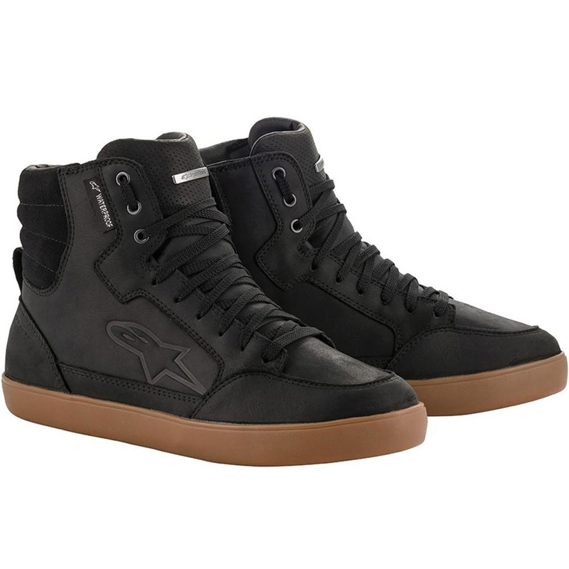 Boty na motorku Alpinestars J-6 Waterproof černo-gumové