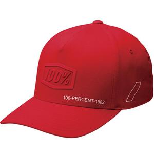Dětská kšiltovka 100% Shadow Snapback červená
