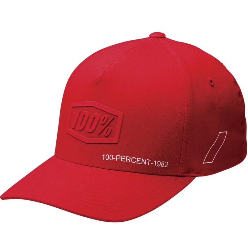 Dětská kšiltovka 100% Shadow Snapback červená