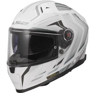 Integrální helma na motorku LS2 FF811 Vector II Alizer matná bílá