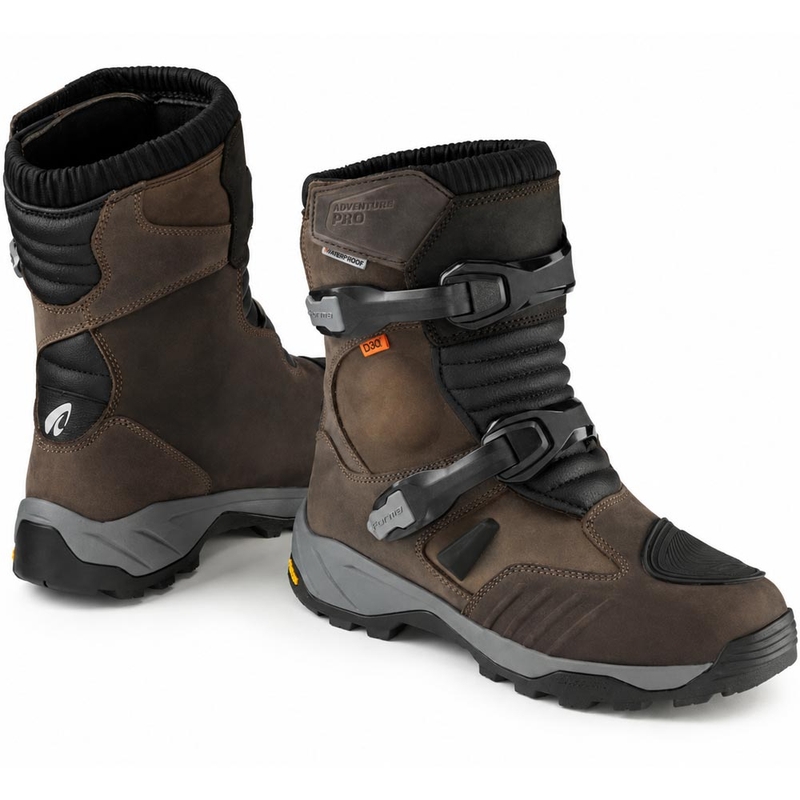 Boty na motorku Forma Adventure PRO Low hnědé