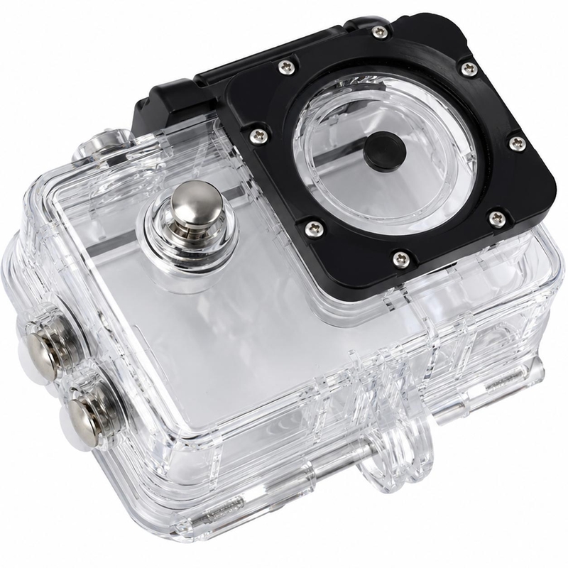 Vodotěsný obal pro akční kameru MaxTo Action Cam 5K průhledný