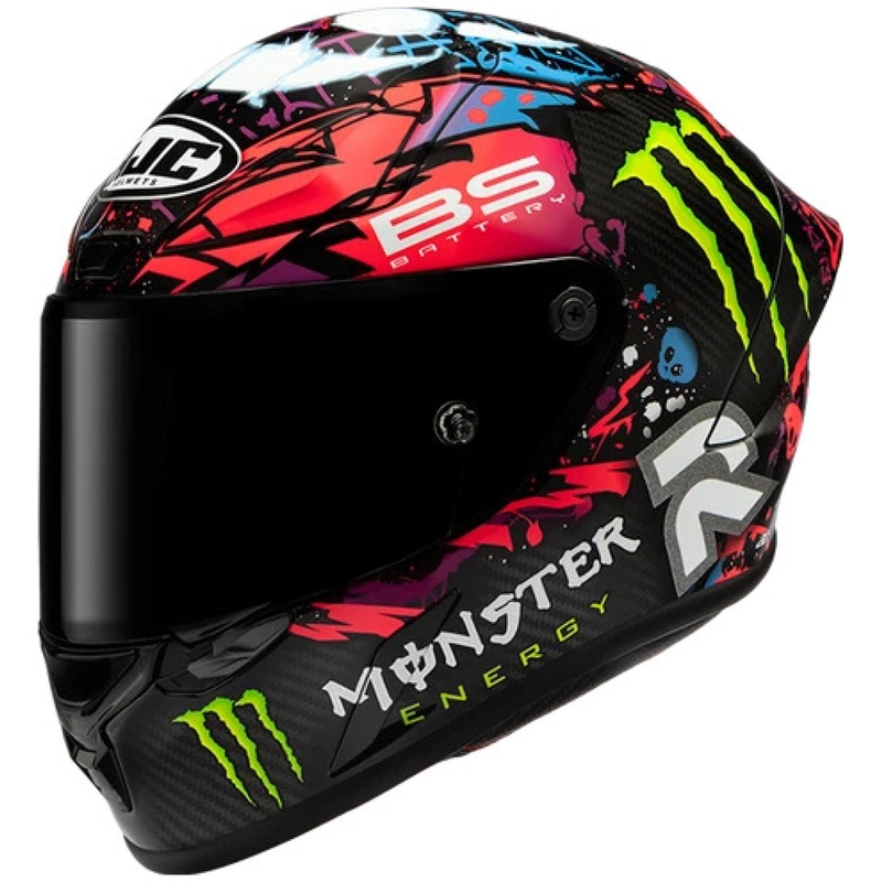 Integrální helma na motorku HJC RPHA 1 V2 Carbon Funky Diablo MC8 černo-vícebarevná
