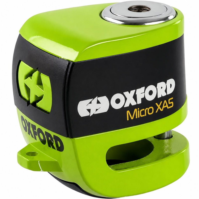 Zámek kotoučové brzdy Oxford Micro XA5 - limitovaná edice zelený
