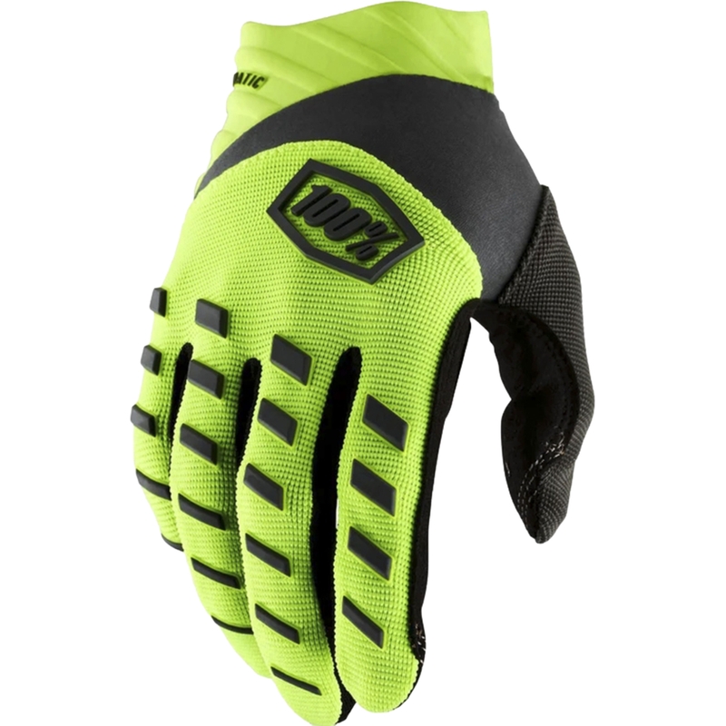 Dětské motokrosové rukavice 100% Airmatic žluto-černé