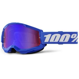 Motokrosové brýle 100% STRATA 2 New modré (červeno-modré plexi)