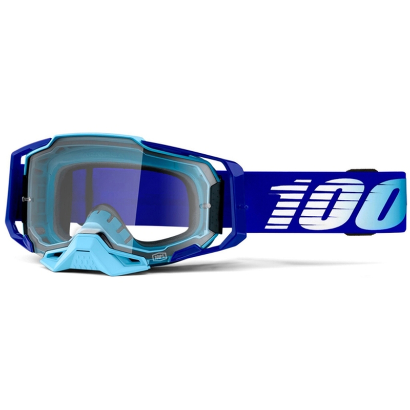 Motokrosové brýle 100% ARMEGA Royal modré (čiré plexi)