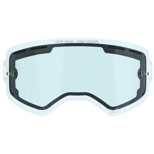 Plexi pro brýle Alpinestars Supertech dvojité antifog modré