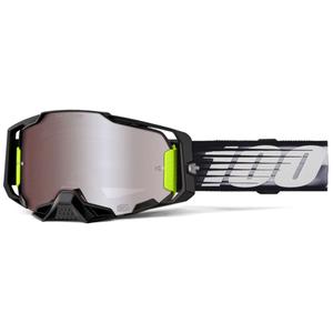 Motokrosové brýle 100% ARMEGA Lightspeed se stříbrným HIPER plexi