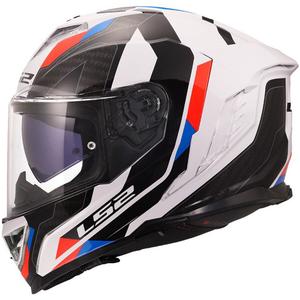 Integrální helma na motorku LS2 FF818 Storm III Sporty lesklá bílo-modro-červená - II. jakost