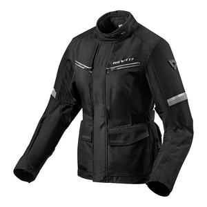 Dámská bunda na motorku Revit Outback 3 černo-stříbrná výprodej - II. jakost