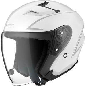 Otevřená přilba na motorku SENA Outstar S lesklá bílá - II. jakost