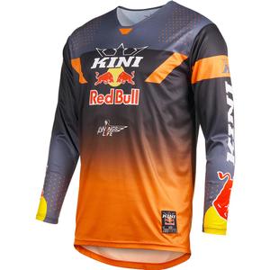 Motokrosový dres KINI Red Bull 2.0 MXC šedo-oranžový