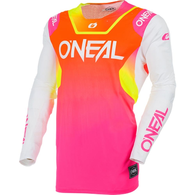 Motokrosový dres O´Neal Prodigy Five Six V.27 bílo-neonový