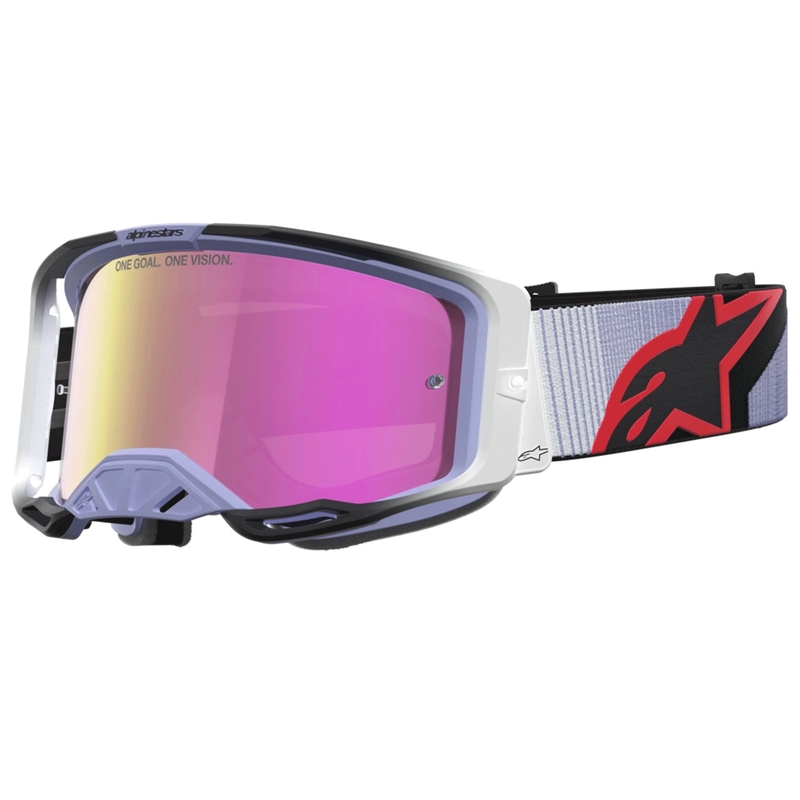 Motokrosové brýle Alpinestars Vision 8 Maven levandulovo-černé