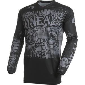 Motokrosový dres O'Neal Element Rancid černo-šedý