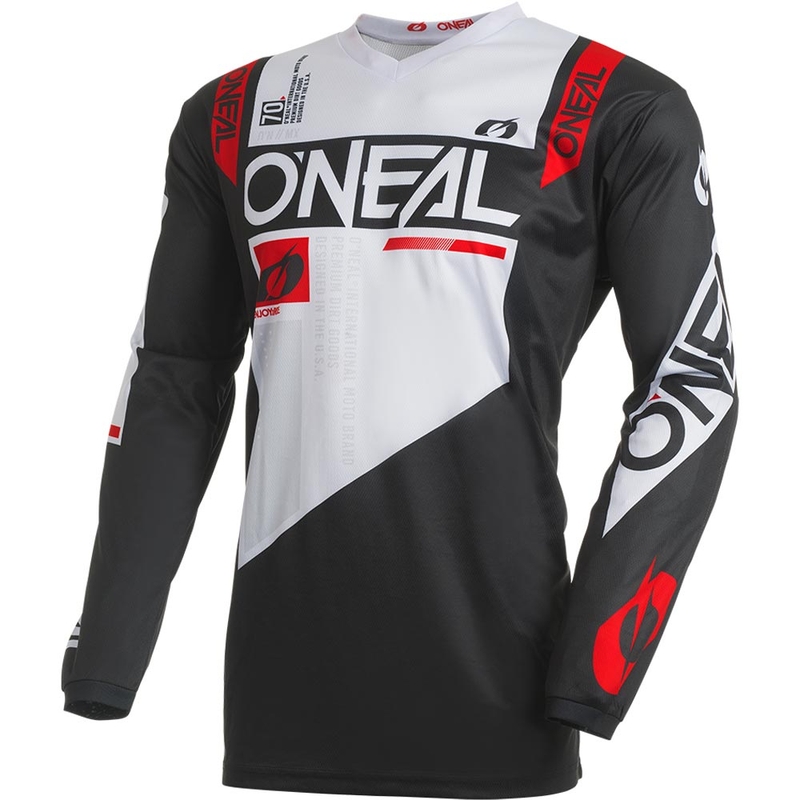 Motokrosový dres O'Neal Element Factor černo-bílý