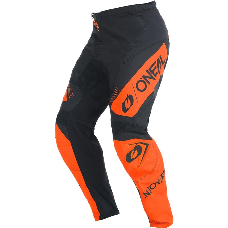 Motokrosové kalhoty O'Neal Element Racewear černo-oranžové